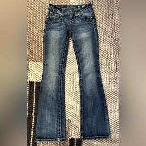 Miss Me Jeans, Standard Boot Cut, Size 24, Like New Condition